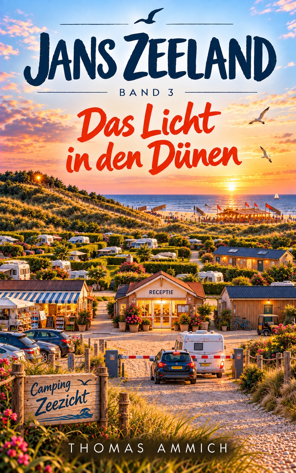 Buchcover Das Licht in den Dünen – Jans Zeeland Band 3 von Thomas Ammich